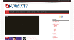 Desktop Screenshot of numidiatv.com