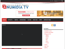 Tablet Screenshot of numidiatv.com